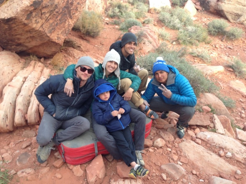 Some of our crew freezing in the cold weather. Cody, Petty and Eric. 